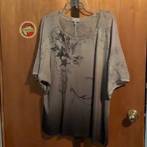 Pretty blouse brown worn gently